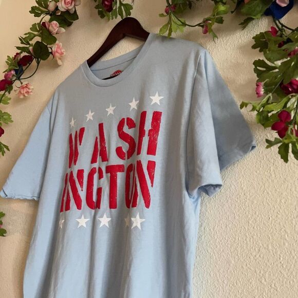 Home Free Large Blue Washington T Shirt - Picture 1 of 5